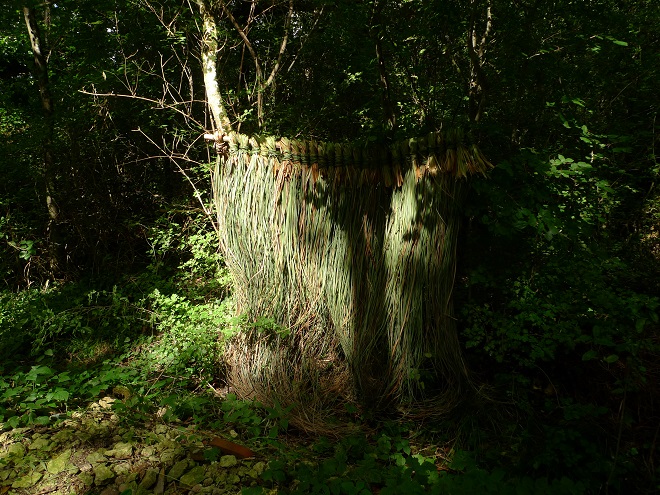 Panneau de rouche tressée